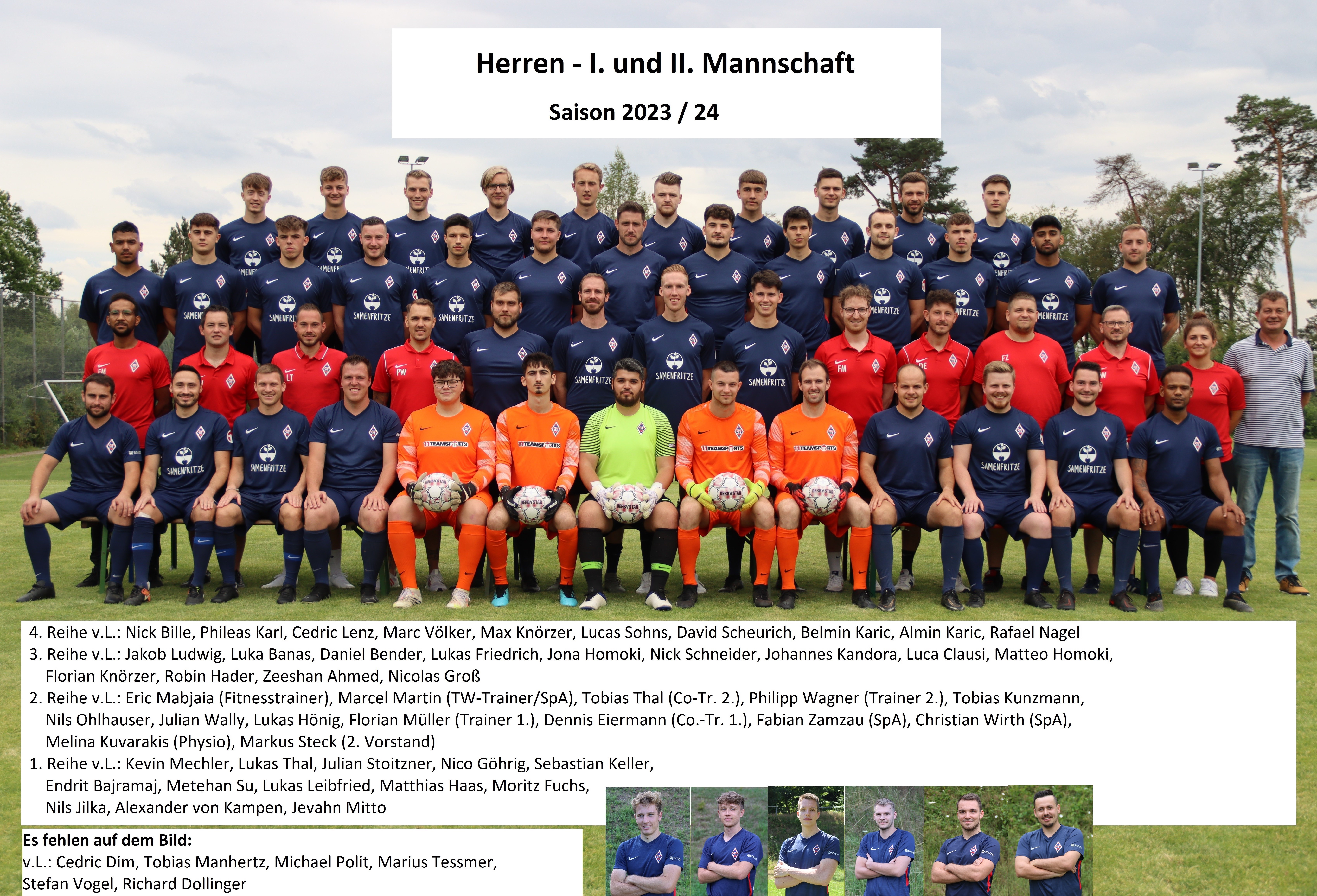 Herren Mannschaftsfoto 2023/2024